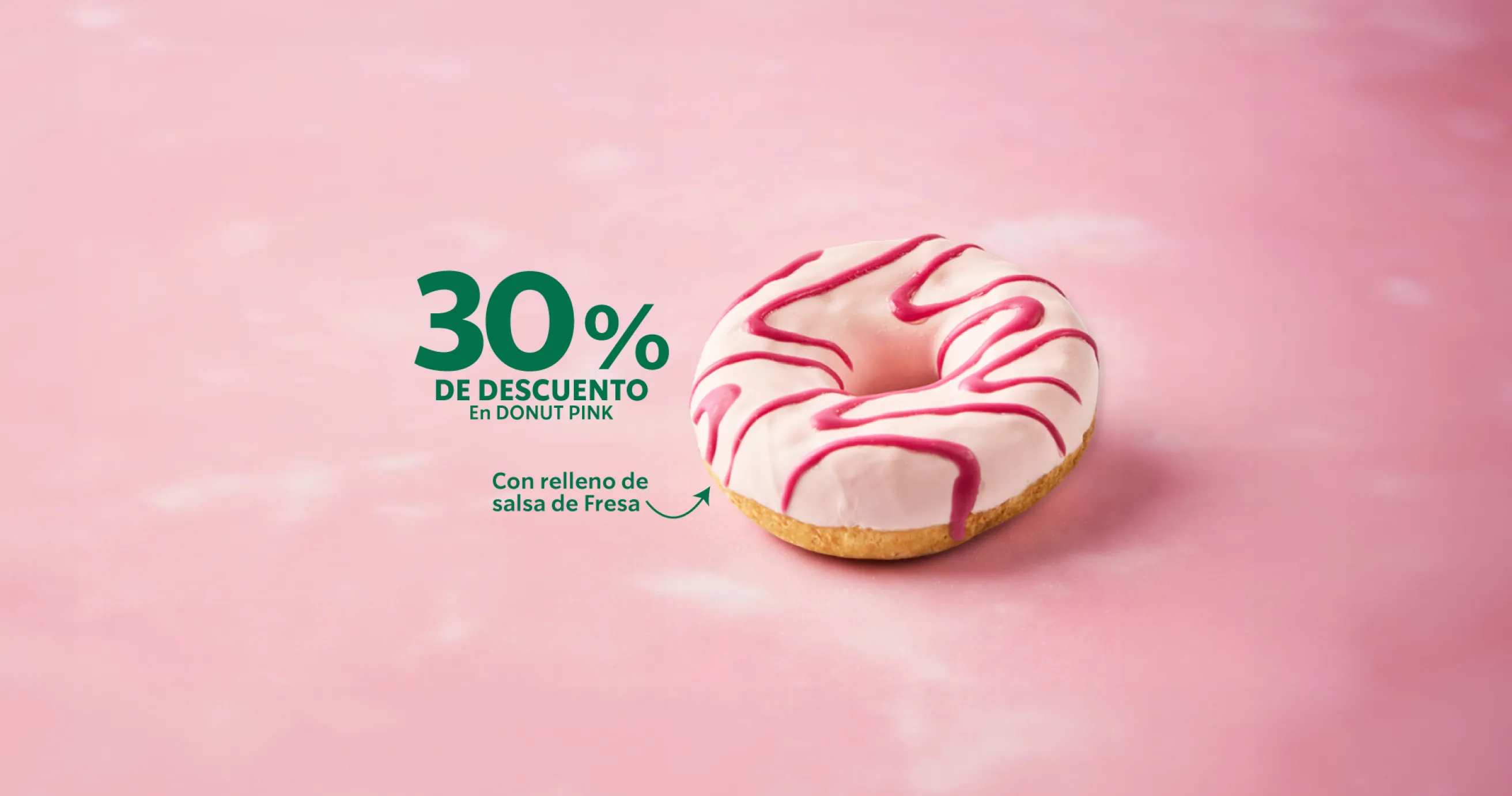 30% OFF Pink Donut