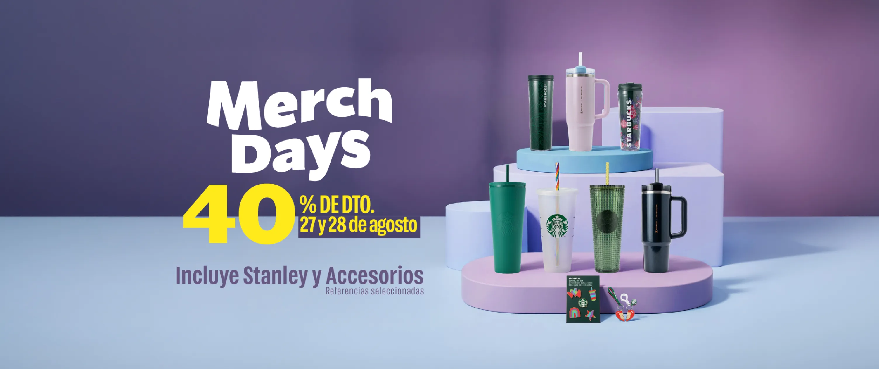 40% off merch