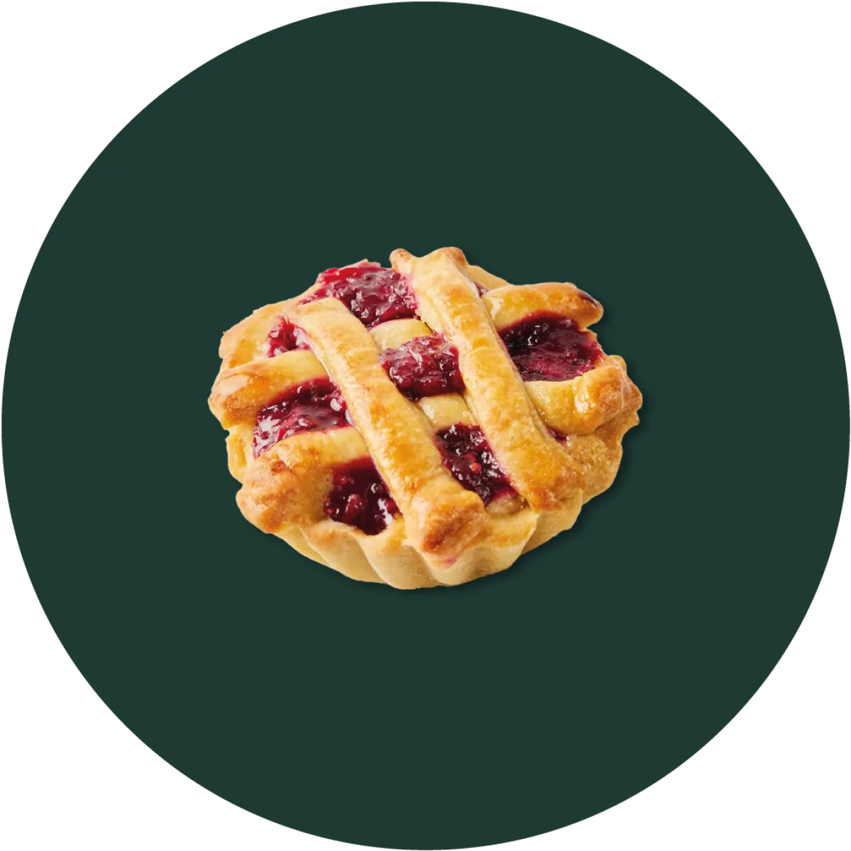 Pie de Crema y Frutos Rojos