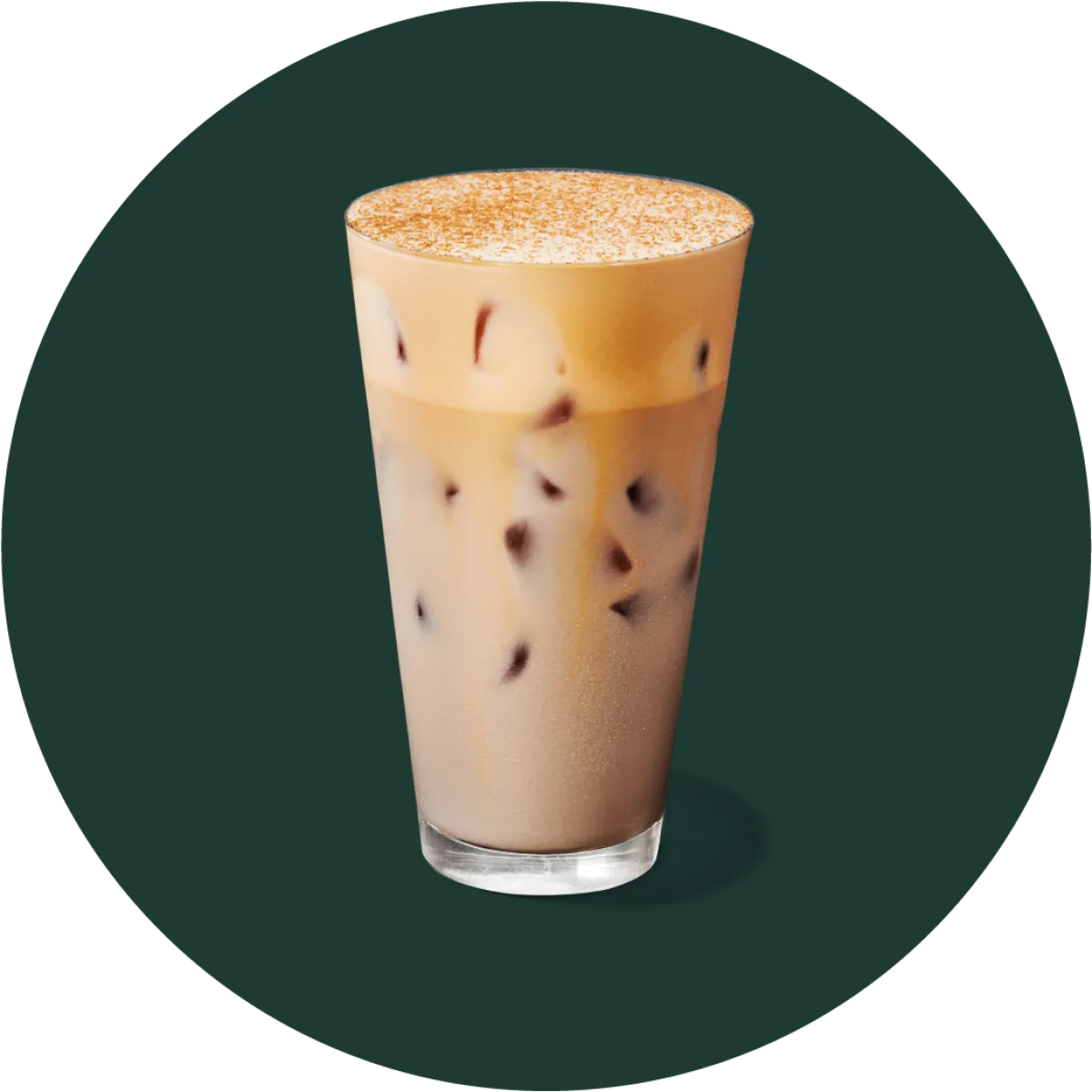 Chai Tea Latte Helado con Pumpkin Cold Foam