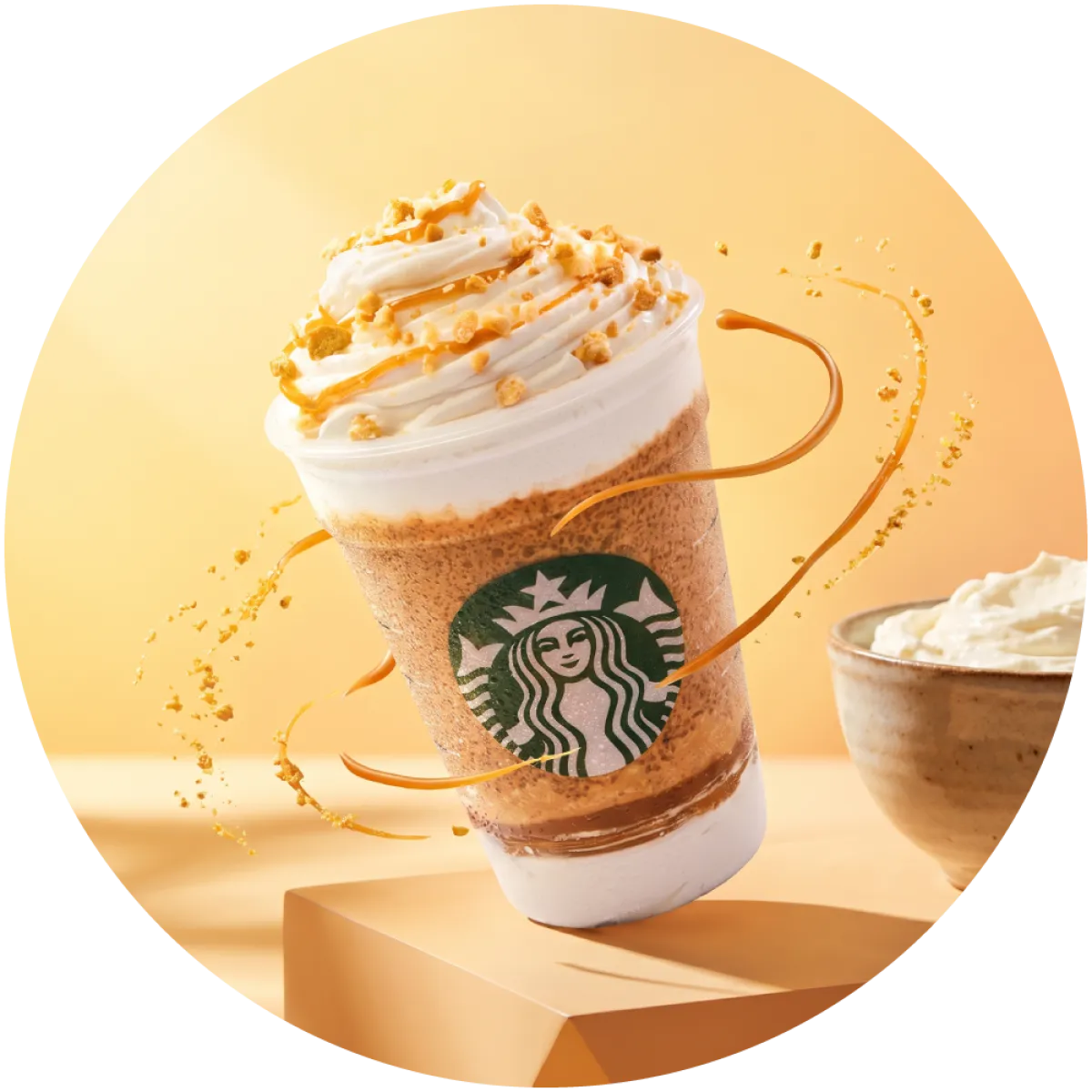 Bebida de temporada Arequipe Cheescake frappuccino en starbucks para el verano