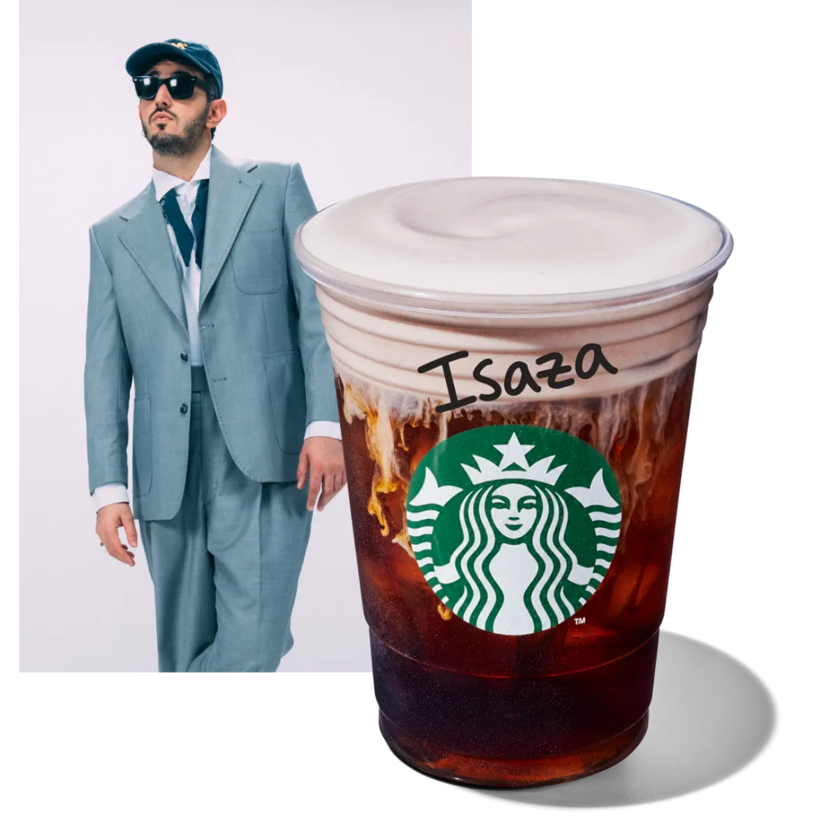 Isaza de Morat en Starbucks