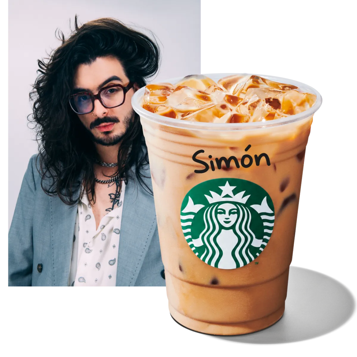 Simón de Morat en Starbucks